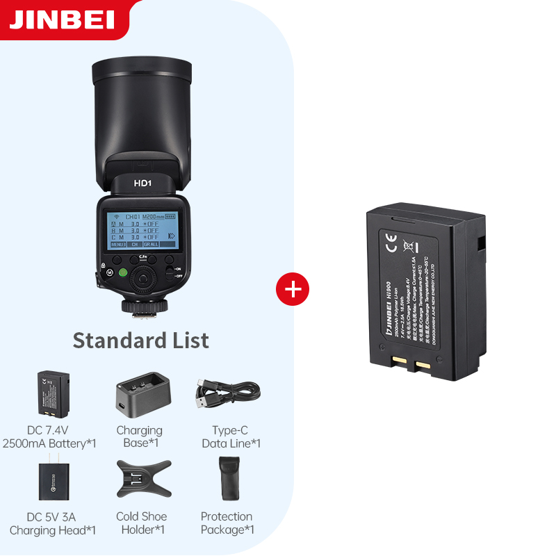 Photography And Lighting - JINBEI HD-1Round-head HSS Speedlite Outdoor Photography