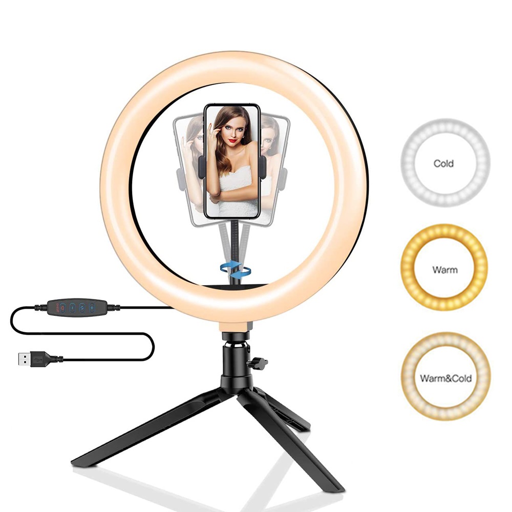 Photography Lighting Circle - 26cm 10 inch Led Ring Selfie