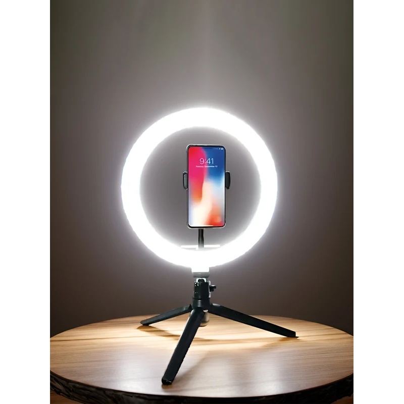 Photography Lighting Rgb - Desiontal 26cm Ring Light with Tripod
