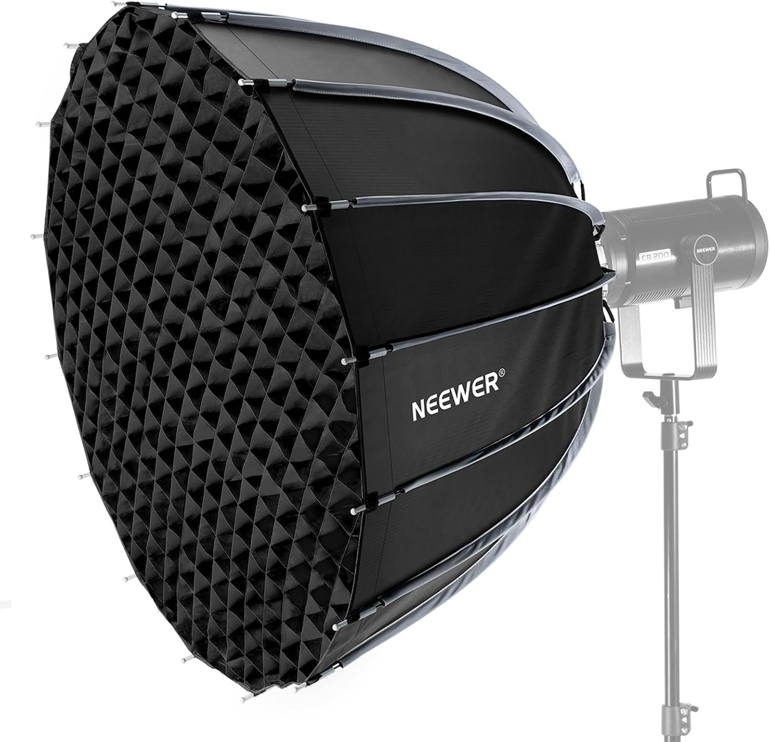 Photography Lighting Softbox - Parabolic Softbox with Bowens Mount, 35.4-Inch