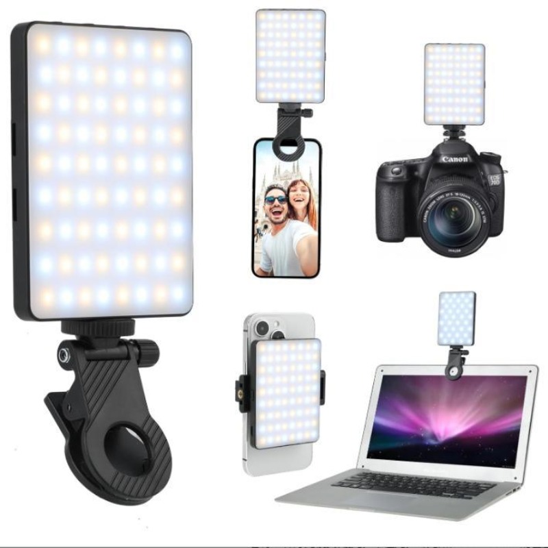 Photography Lighting Accessories - 1pc Rechargeable LED Selfie Light,3 Modes