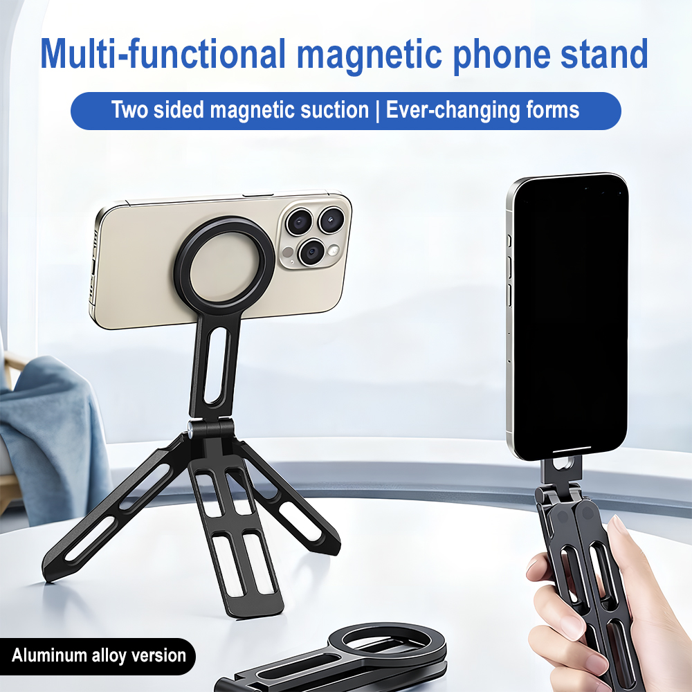 Photography And Lighting - Magnetic Phone Holder Four-axis 360° Rotation