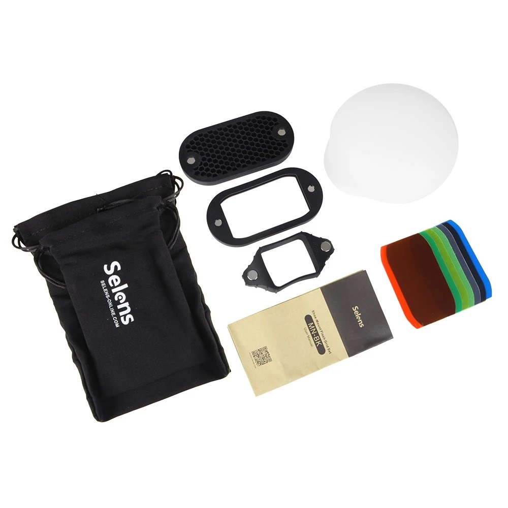 Selens 7 Color Filters Honeyco - Snoot Flash Modifier review and price