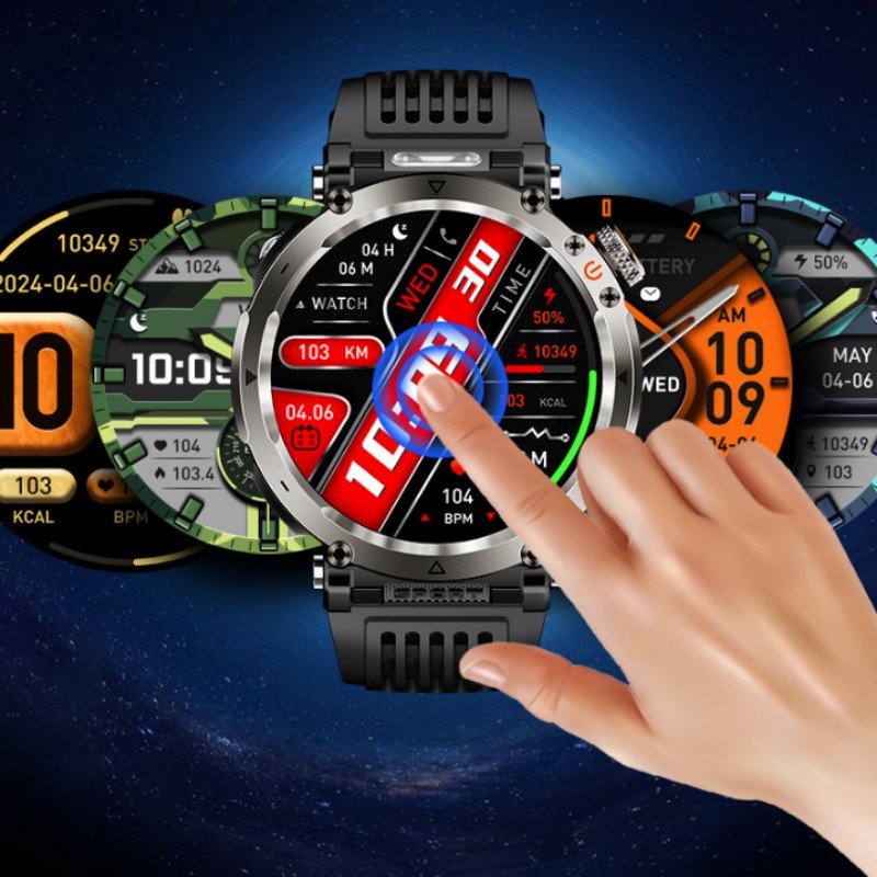 Flashlight Smart Watch Men BT  - Photography Lighting Assistant review and price