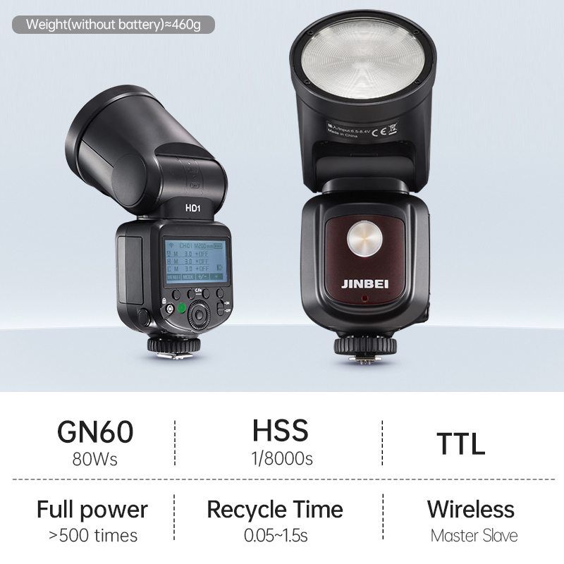 JINBEI HD-1Round-head HSS Spee - Photography And Lighting review and price