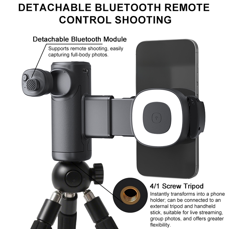 Bluetooth Selfie Handle with F - Photography Lighting Assistant review and price