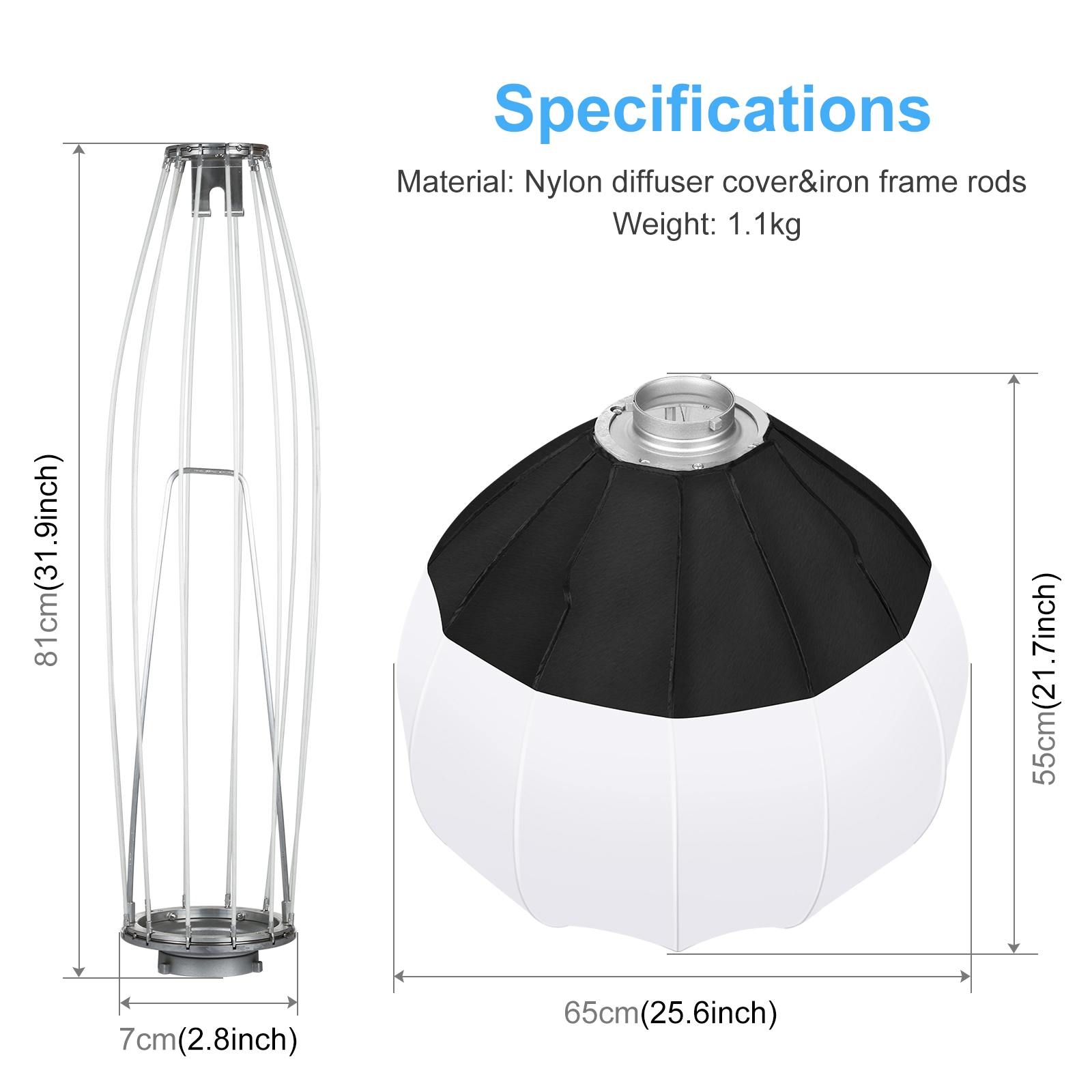 PULUZ 65cm Foldable Lantern So - Photography Lighting Softbox review and price
