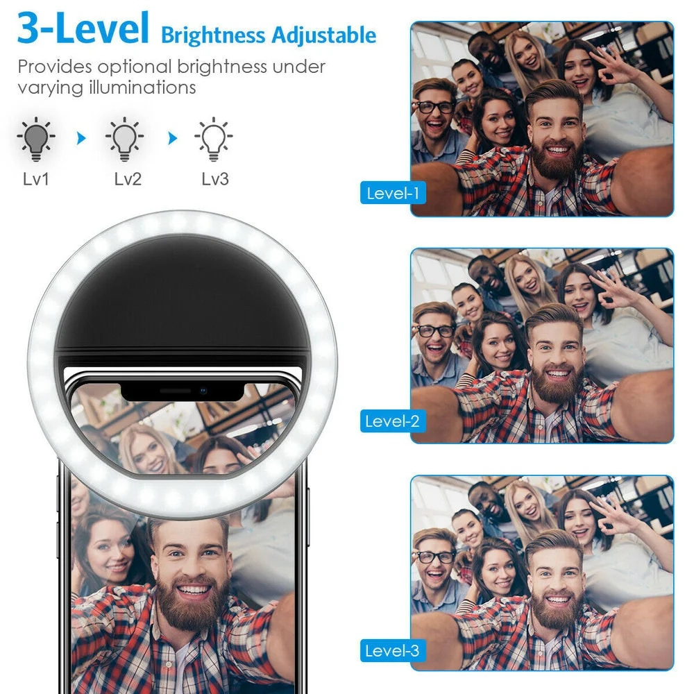 LED Selfie Fill Light USB Char - Photography Lighting Accessories review and price
