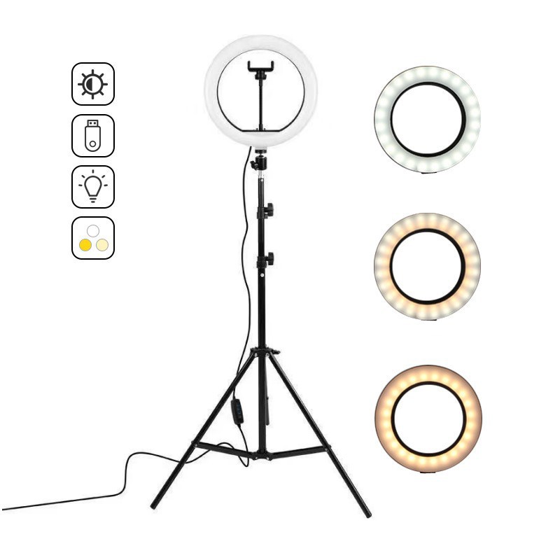 16cm/26cm/30cm LED Selfie Ring - Photography Lighting Circle review and price