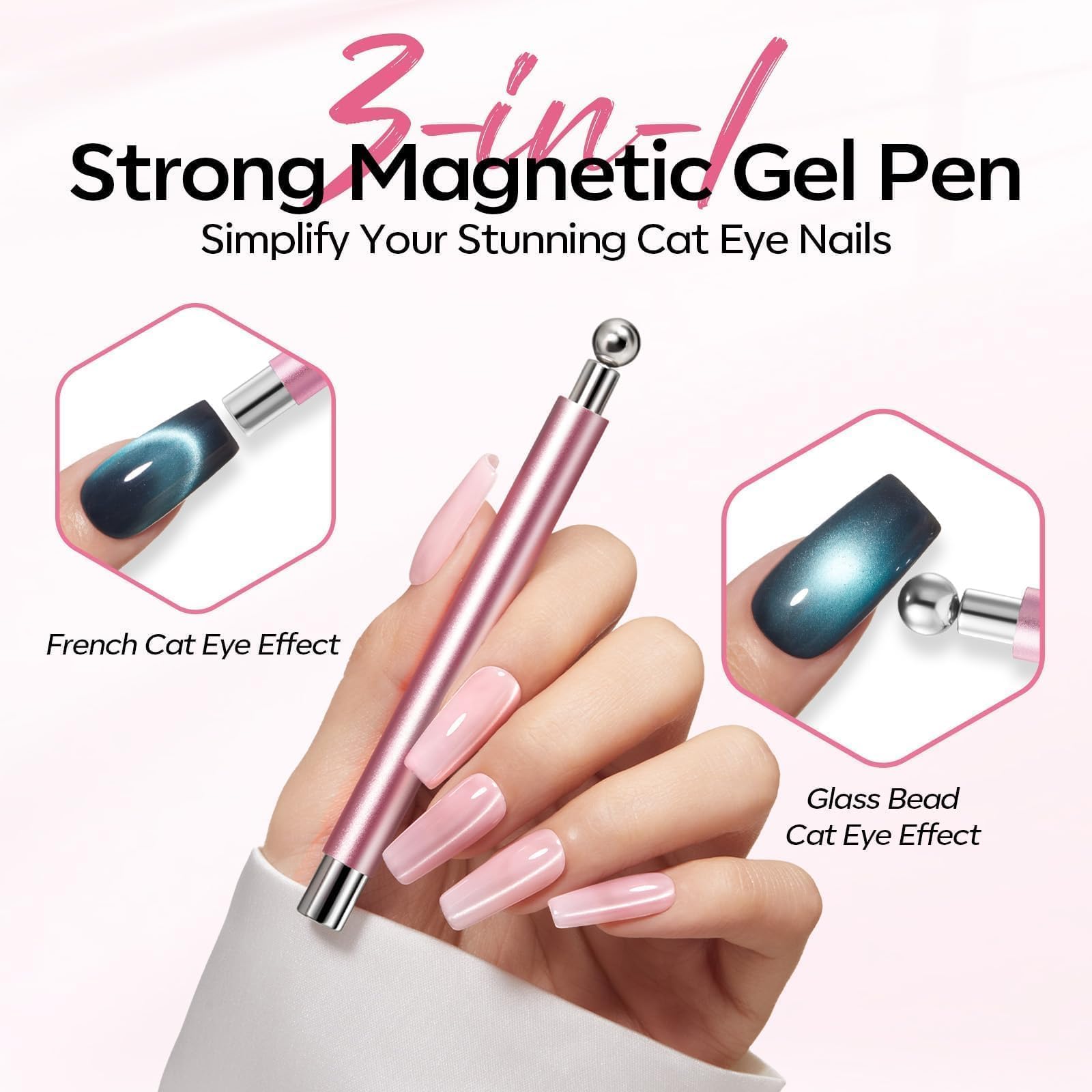 4pcs Cat Eye Nail Magnet Tool  - Photography Lighting Gel review and price
