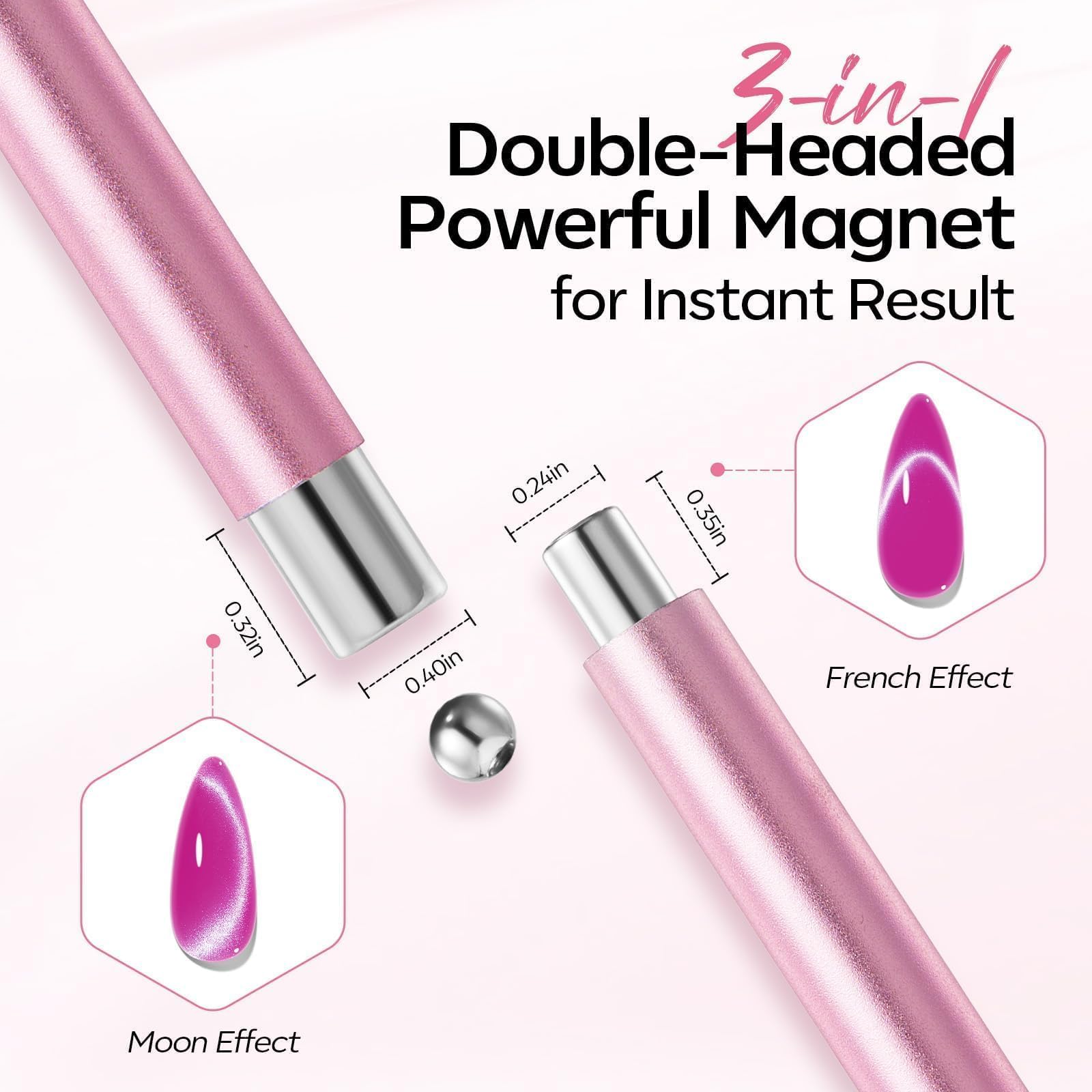 4pcs Cat Eye Nail Magnet Tool  - Photography Lighting Gel review and price