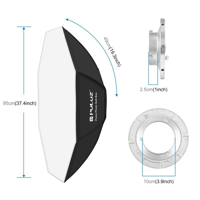 PULUZ 95cm Octagon Photography - Photography Lighting Softbox review and price