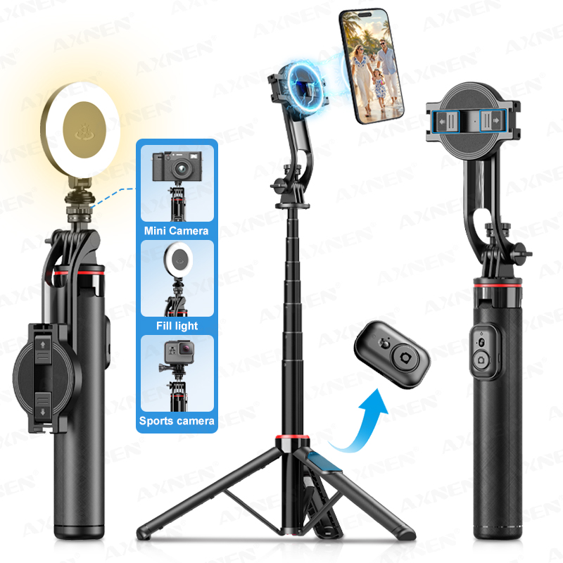 AXNEN C20 Magnetic Selfie Stic - Photography Lighting Circle review and price
