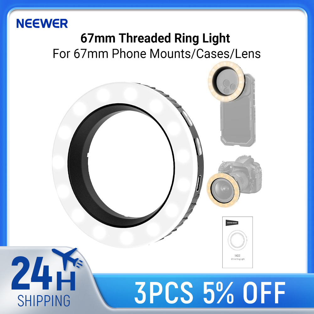 NEEWER Basics 67mm Threaded Ri - Photography Lighting Circle review and price