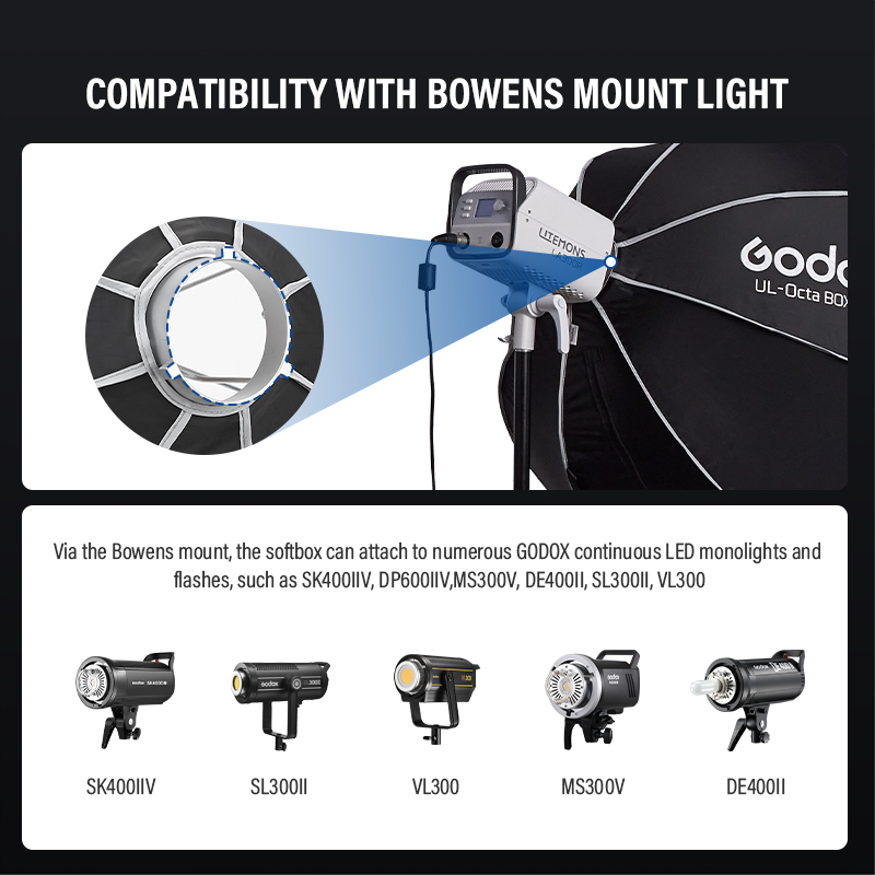 Godox UL-Octa BOX 60cm 90cm 12 - Photography Lighting Softbox review and price