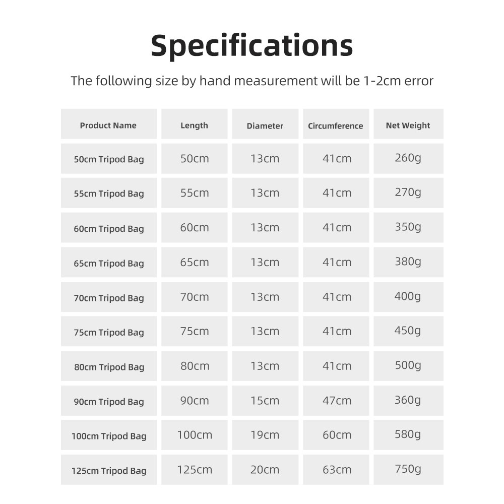 55/60/65/70/75/80/100/125cm Pa - Photography Lighting Accessories review and price