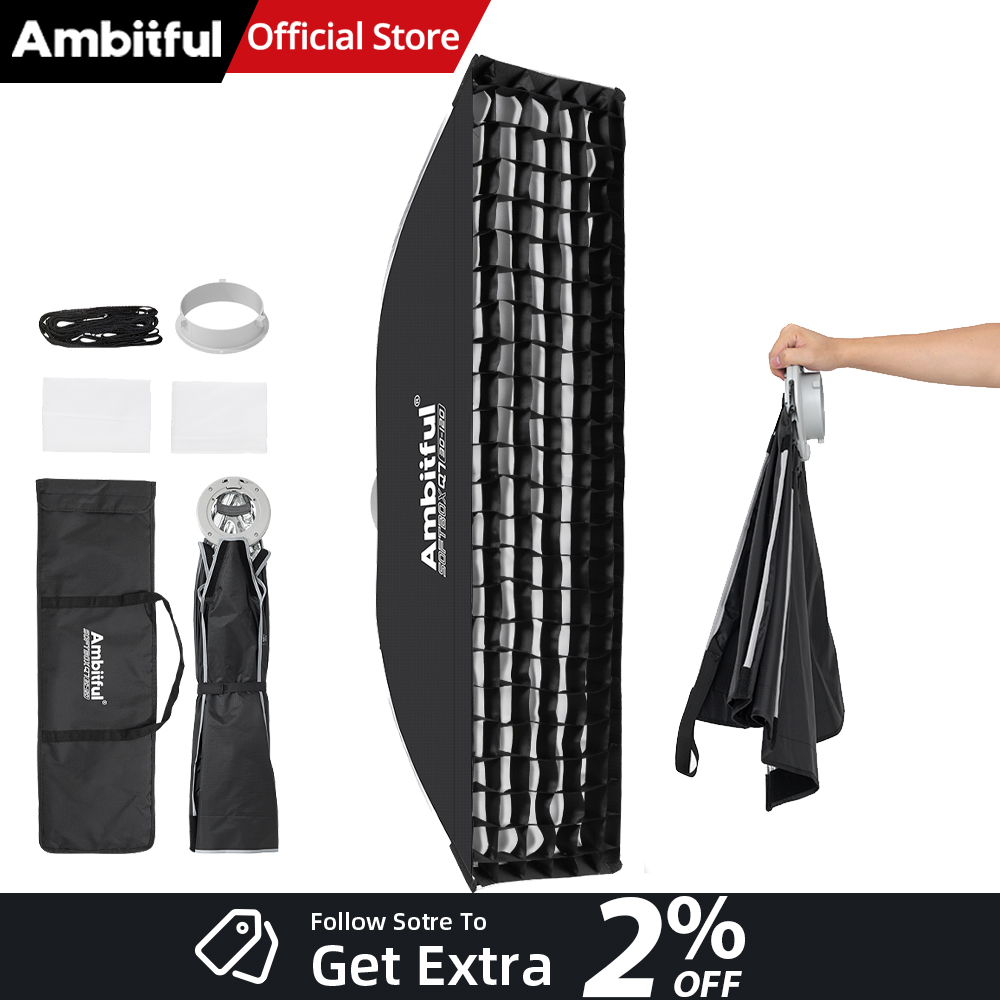 AMBITFUL Q7-II 30*120cm Bowens - Photography Lighting Softbox review and price