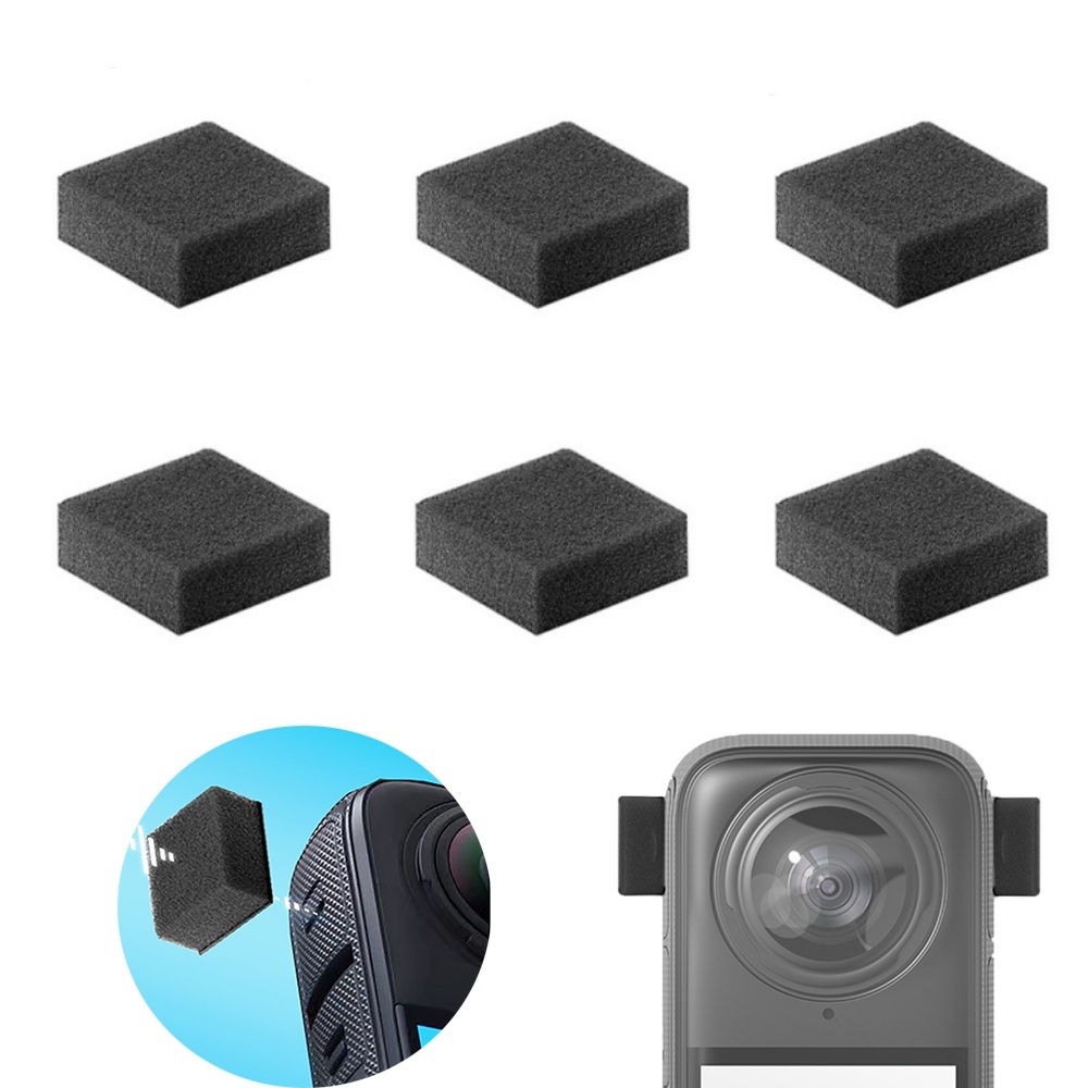 6Pcs Mic Windscreen For Insta3 - Insta360 Camera X3 review and price