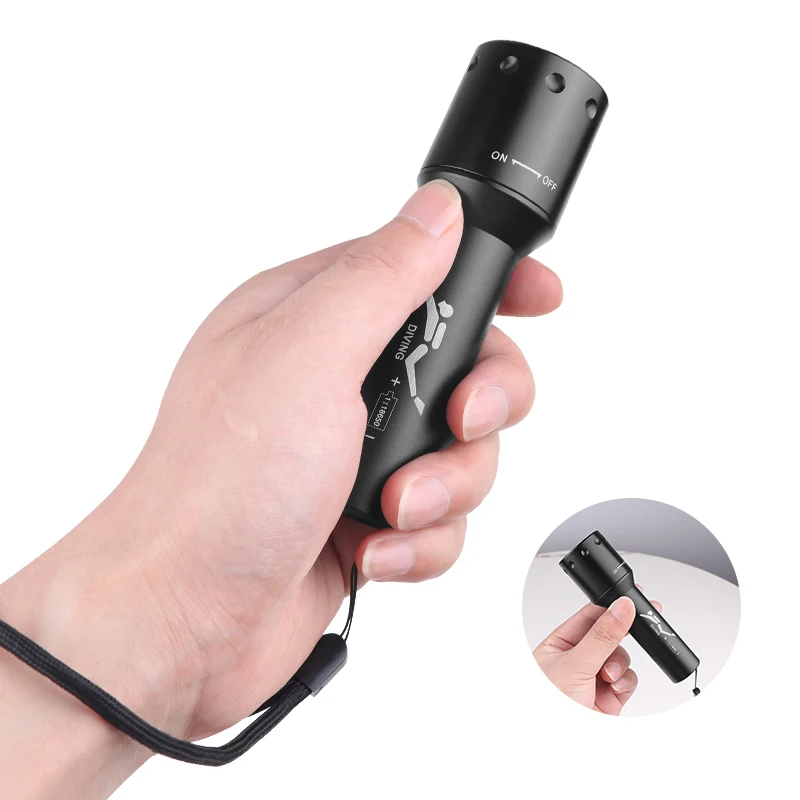 New T6 LED Diving Torch Long-R - Photography And Lighting review and price