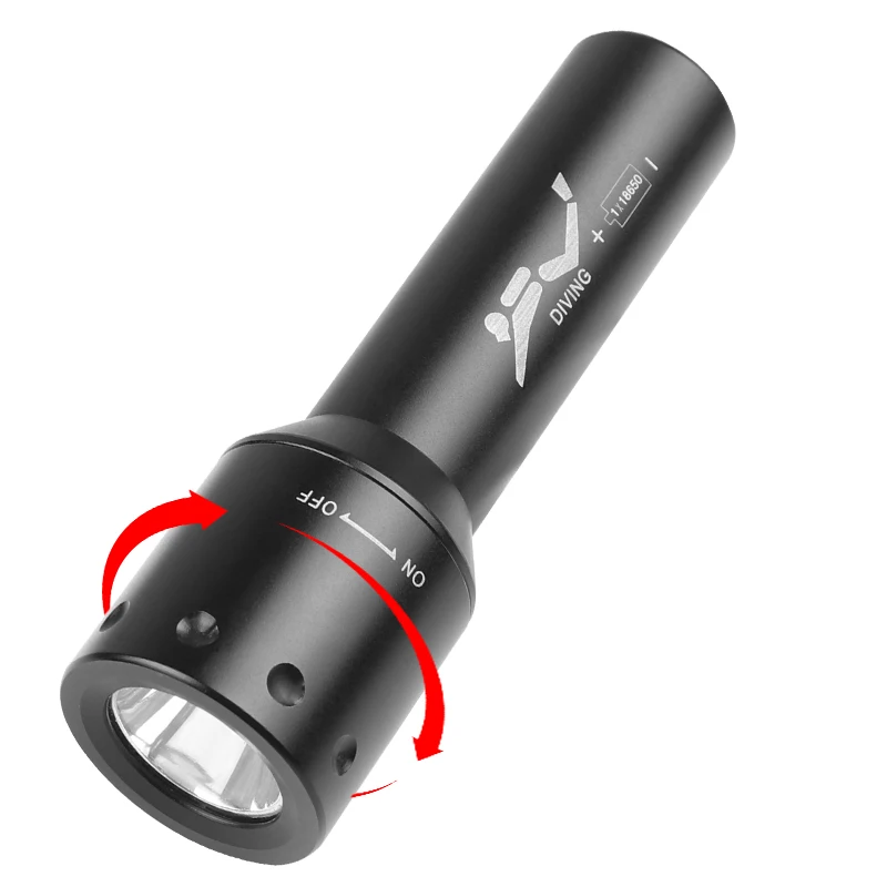 New T6 LED Diving Torch Long-R - Photography And Lighting review and price